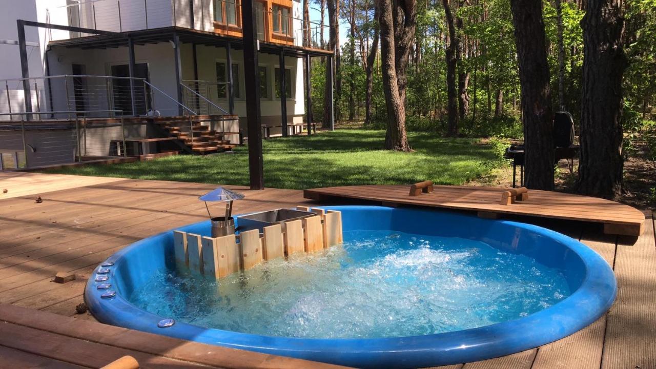 Luksusowy Apartament Pod Lasem, Otwock -Shared Garden, Sauna, Wood Hot Tub! Hot Tub Seasonal! Екстериор снимка